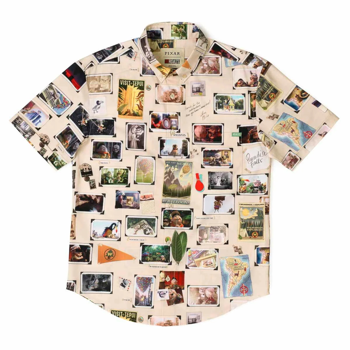 Disney and Pixar Up "Our Adventure Book" – KUNUFLEX Short Sleeve Shirt - Image 3