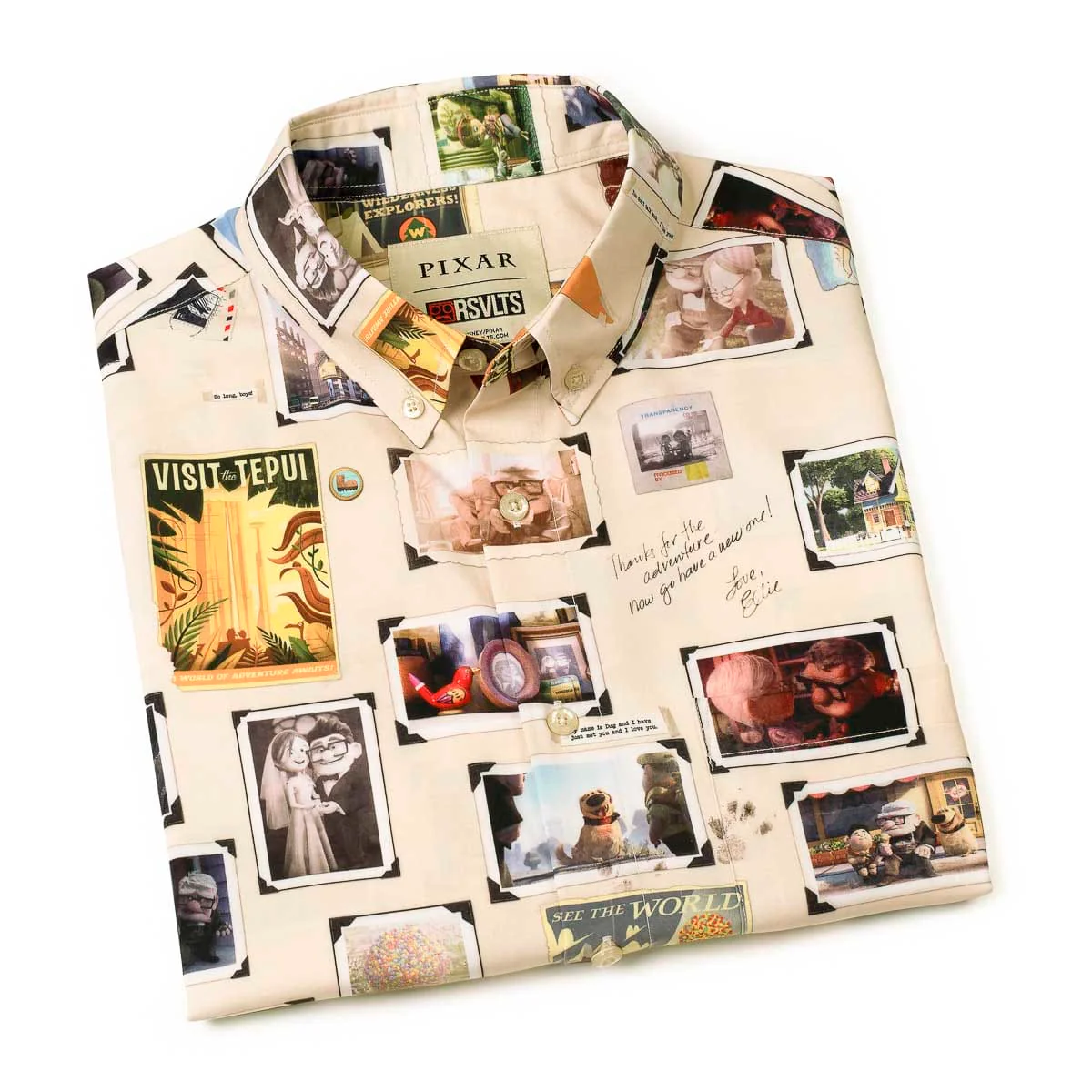 Disney and Pixar Up "Our Adventure Book" – KUNUFLEX Short Sleeve Shirt - Image 8