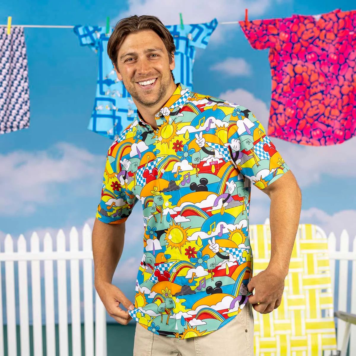 Disney "Dreamland Drip" – KUNUFLEX Short Sleeve Shirt - Image 2