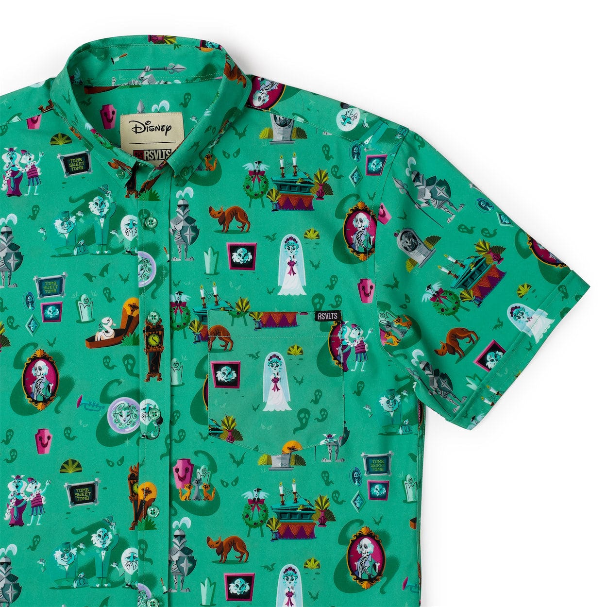 Disney’s Haunted Mansion “After-Life of the Party” – KUNUFLEX Short Sleeve Shirt - Image 2