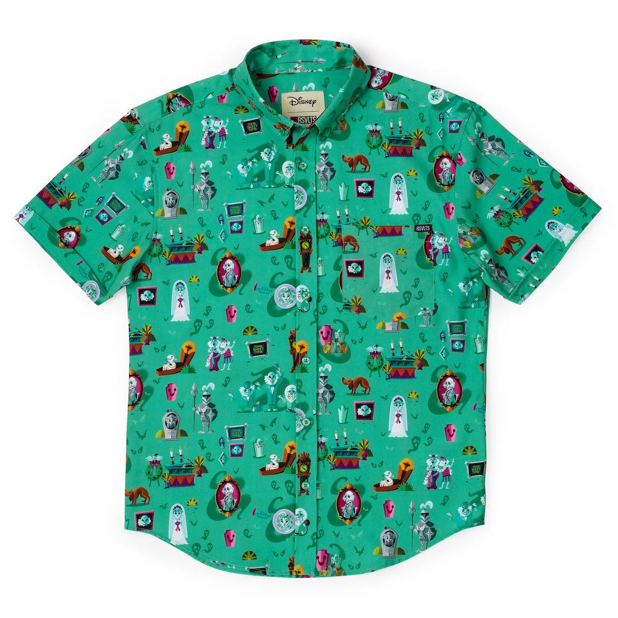 Disney’s Haunted Mansion “After-Life of the Party” – KUNUFLEX Short Sleeve Shirt - Image 4