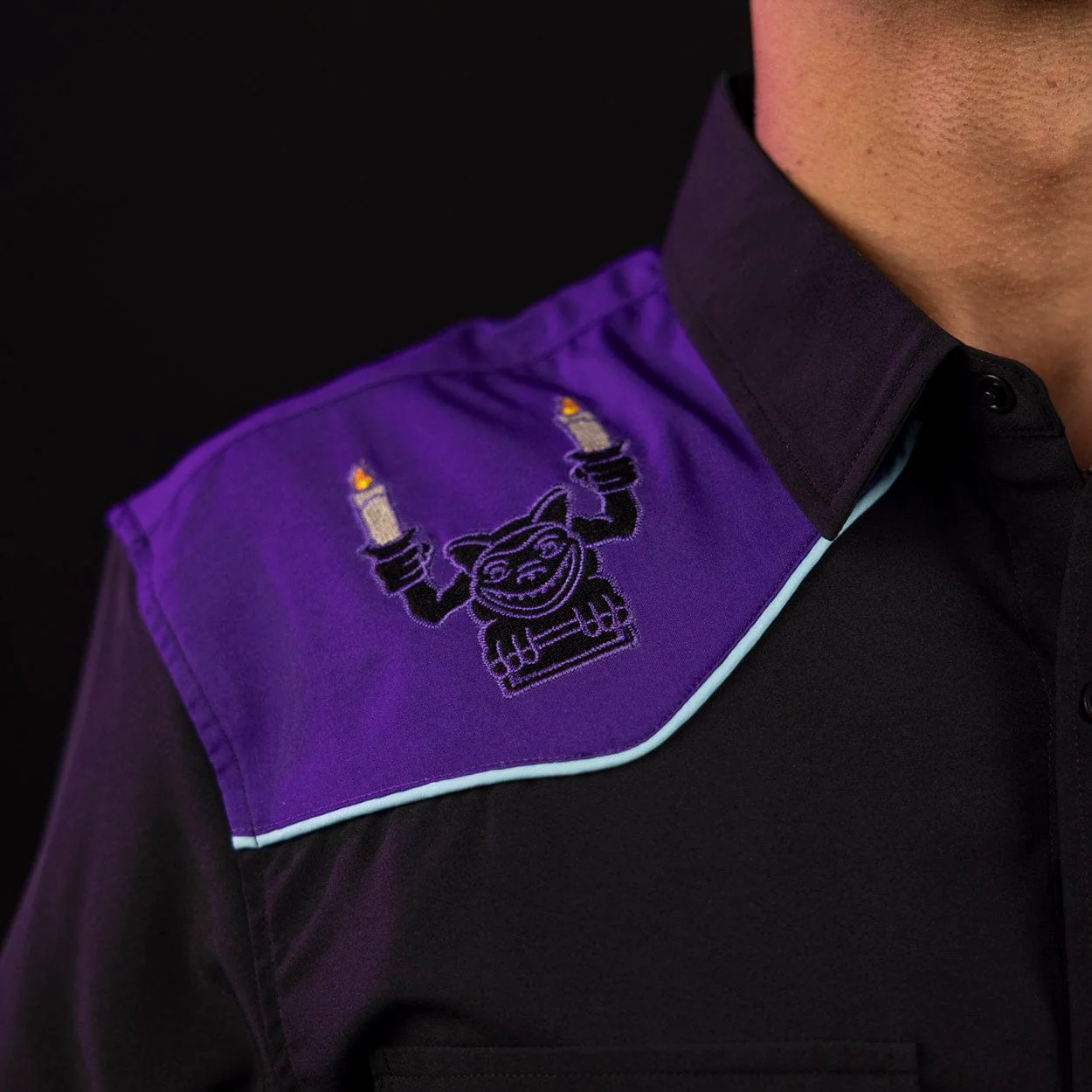 Disney’s Haunted Mansion “Fright This Way” – Roper Short Sleeve Shirt - Image 6