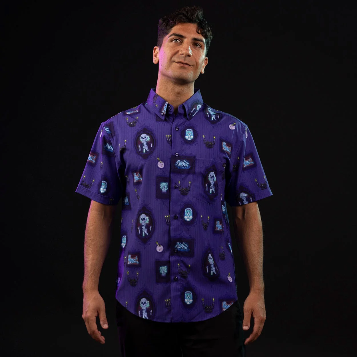 Disneyâs Haunted Mansion âGhostly Galleryâ â KUNUFLEX Short Sleeve Shirt - Image 3