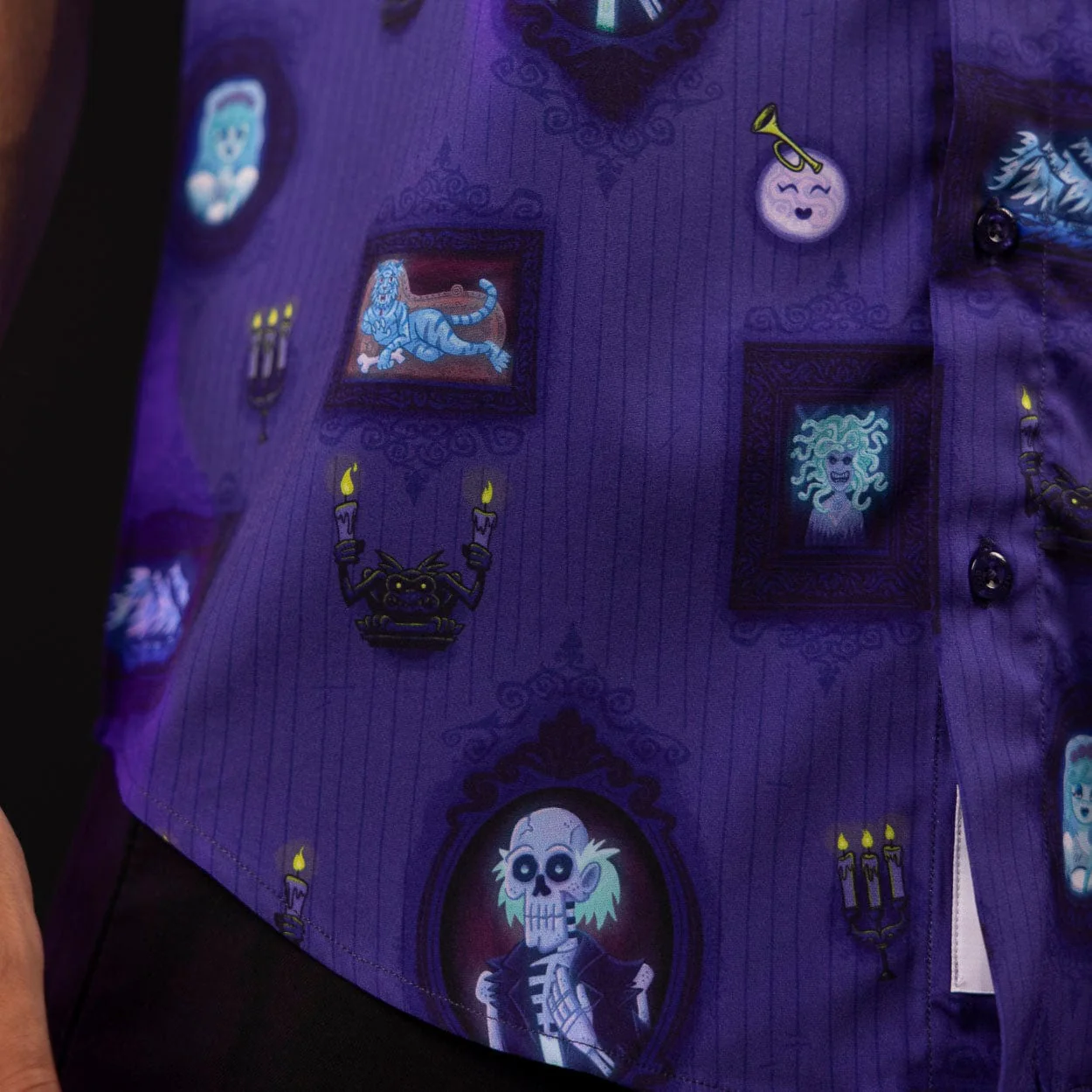 Disneyâs Haunted Mansion âGhostly Galleryâ â KUNUFLEX Short Sleeve Shirt - Image 6