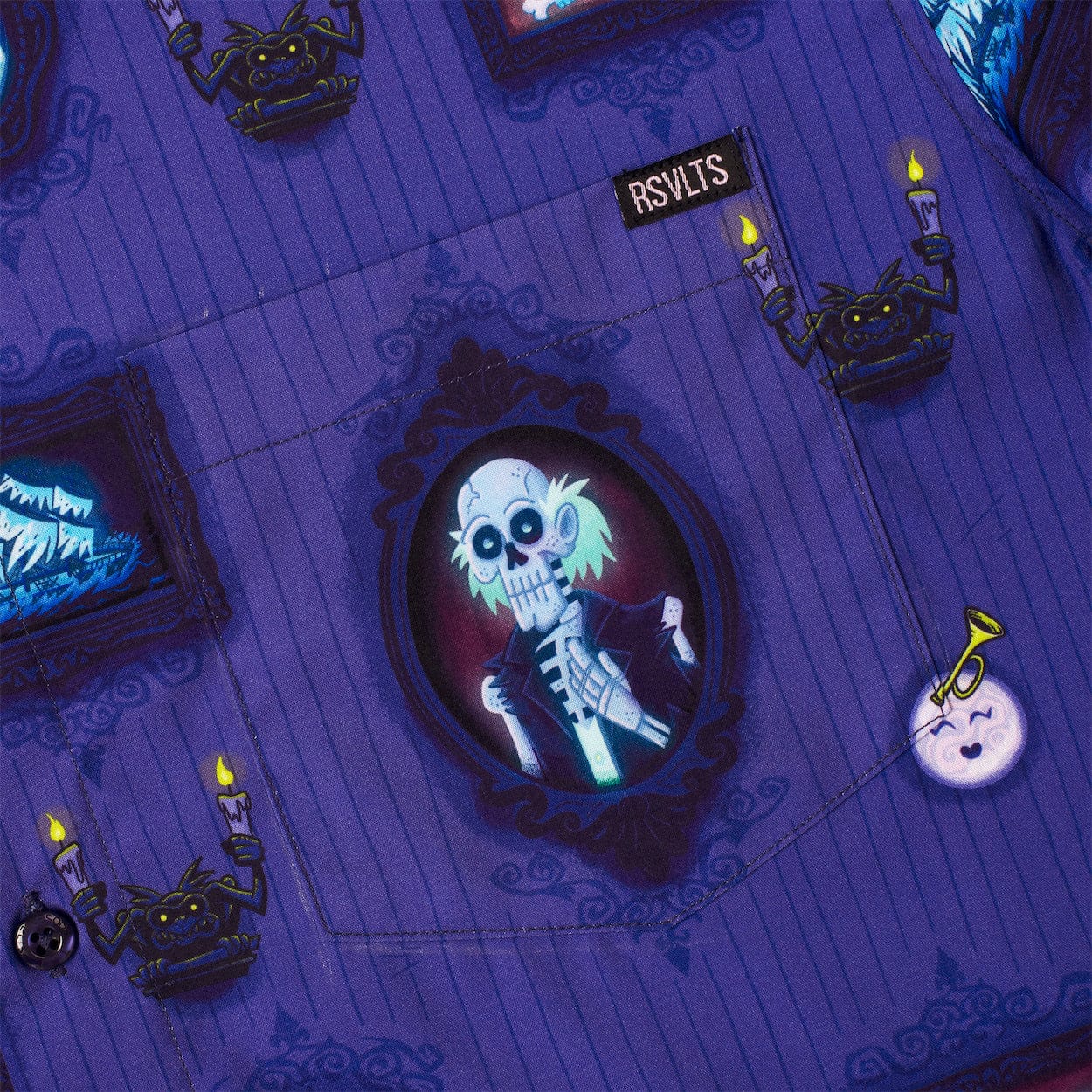 Disneyâs Haunted Mansion âGhostly Galleryâ â KUNUFLEX Short Sleeve Shirt - Image 7