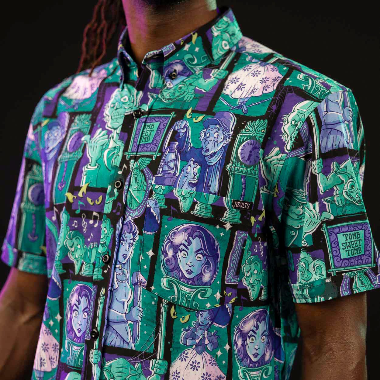 Disneyâs Haunted Mansion âHaunted Houseguests" â KUNUFLEX Short Sleeve Shirt - Image 2