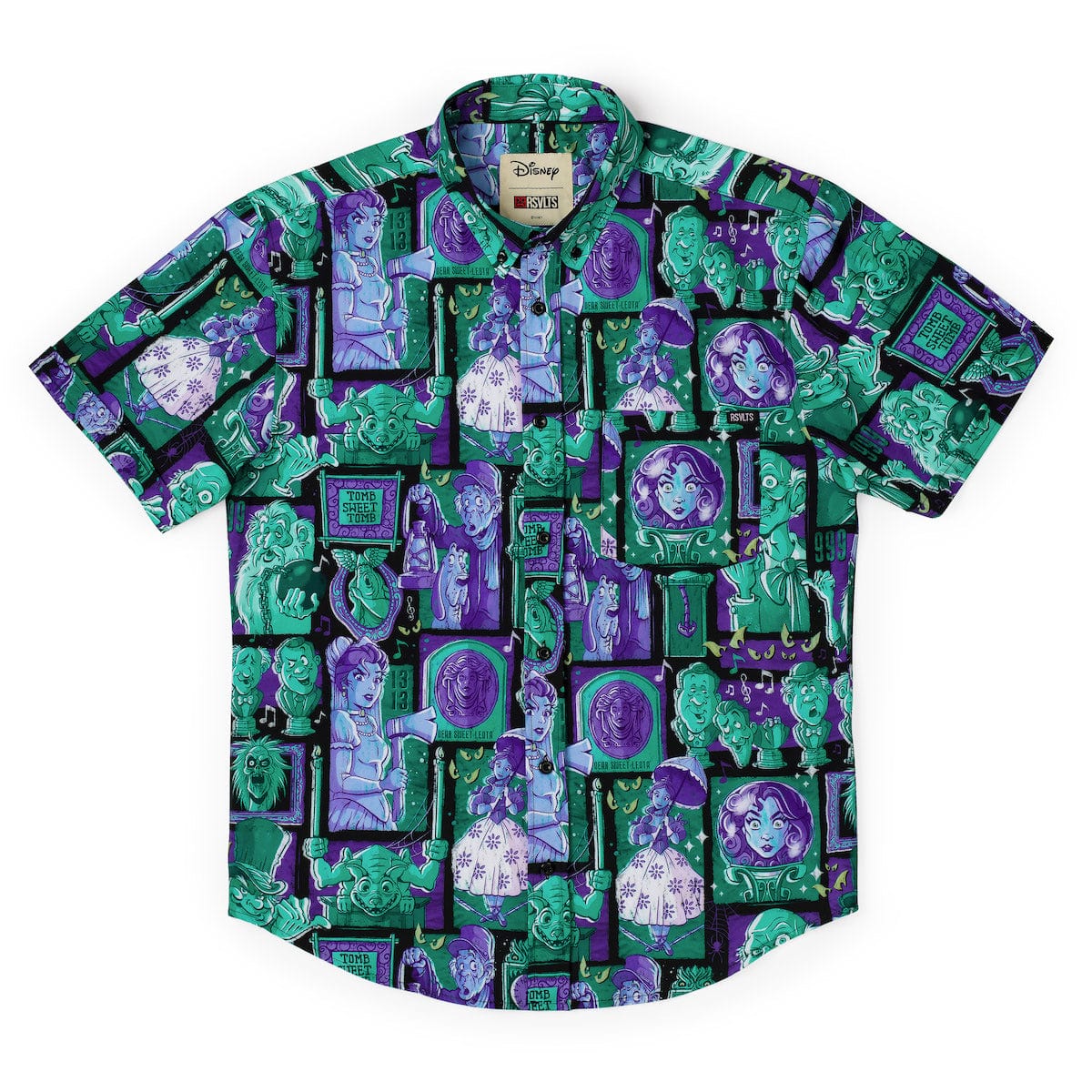 Disneyâs Haunted Mansion âHaunted Houseguests" â KUNUFLEX Short Sleeve Shirt - Image 3
