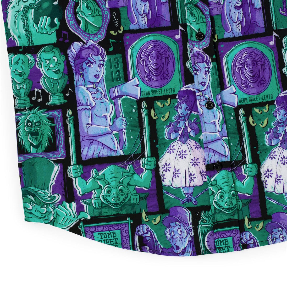 Disneyâs Haunted Mansion âHaunted Houseguests" â KUNUFLEX Short Sleeve Shirt - Image 7