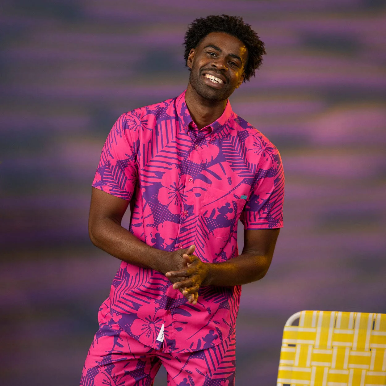 Disney "Lei It on Me" – KUNUFLEX Short Sleeve Shirt - Image 3