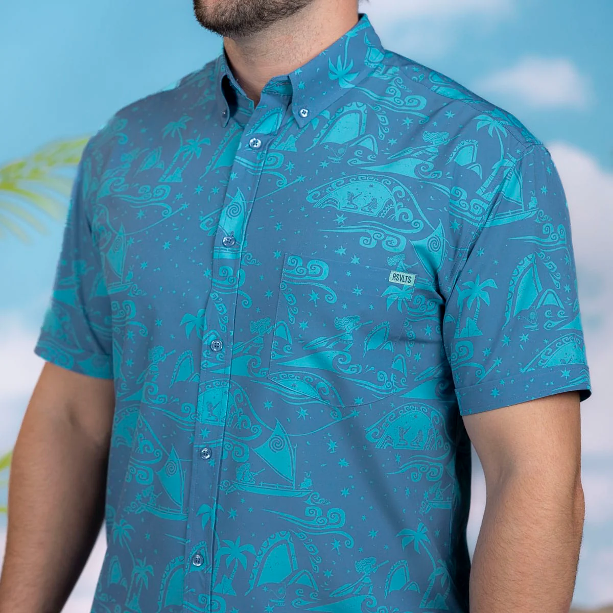 Disney's Moana "Guiding Stars" – KUNUFLEX Short Sleeve Shirt - Image 4