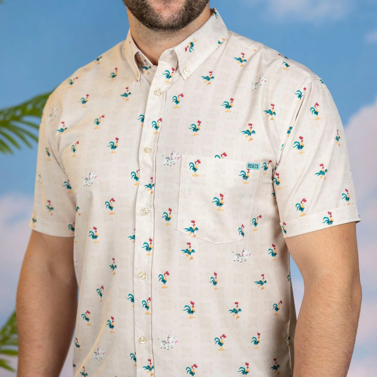 Disney's Moana "Heihei and Pua" – KUNUFLEX Short Sleeve Shirt - Image 4