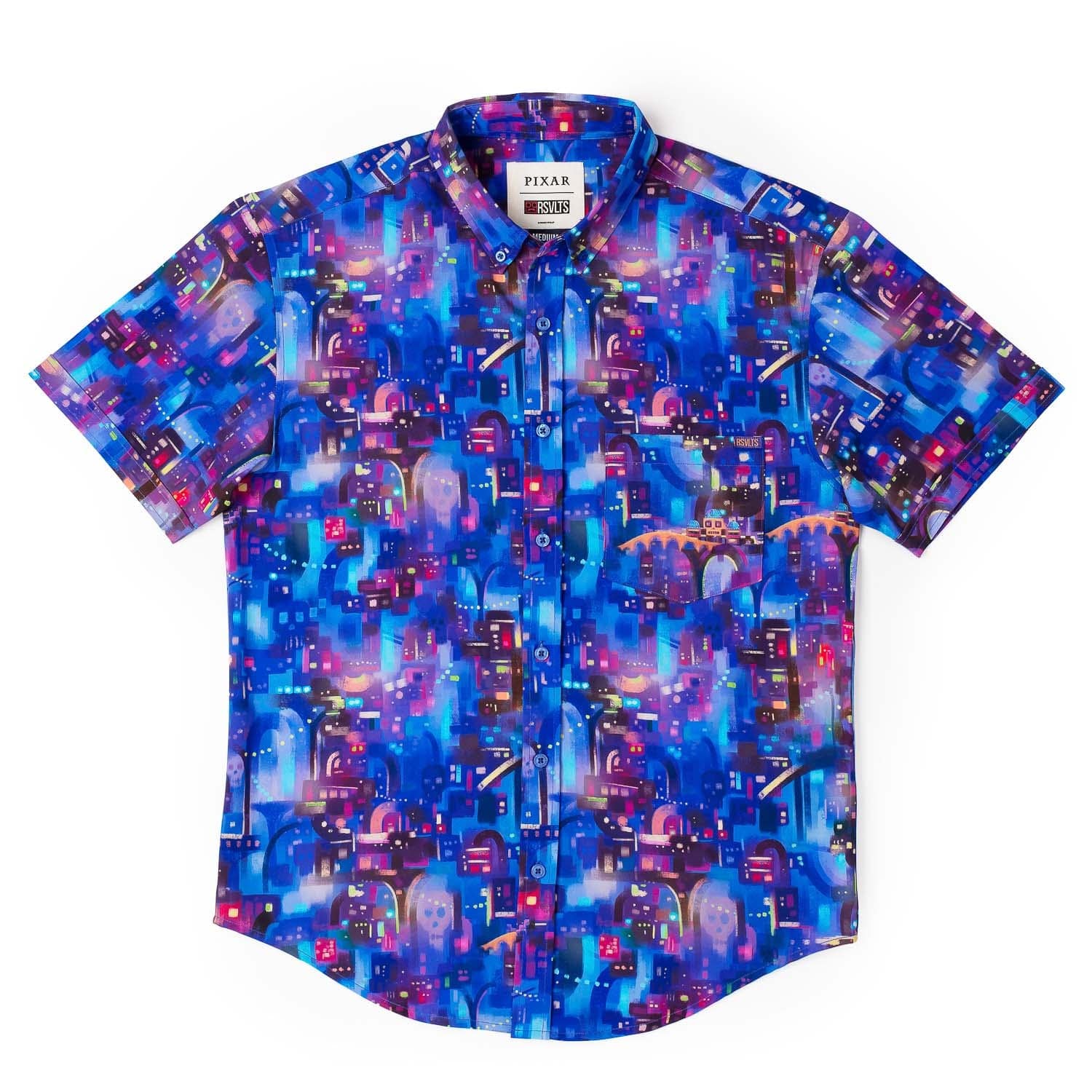 Disney and Pixar Coco "Land of the Dead" – KUNUFLEX Short Sleeve Shirt - Image 5