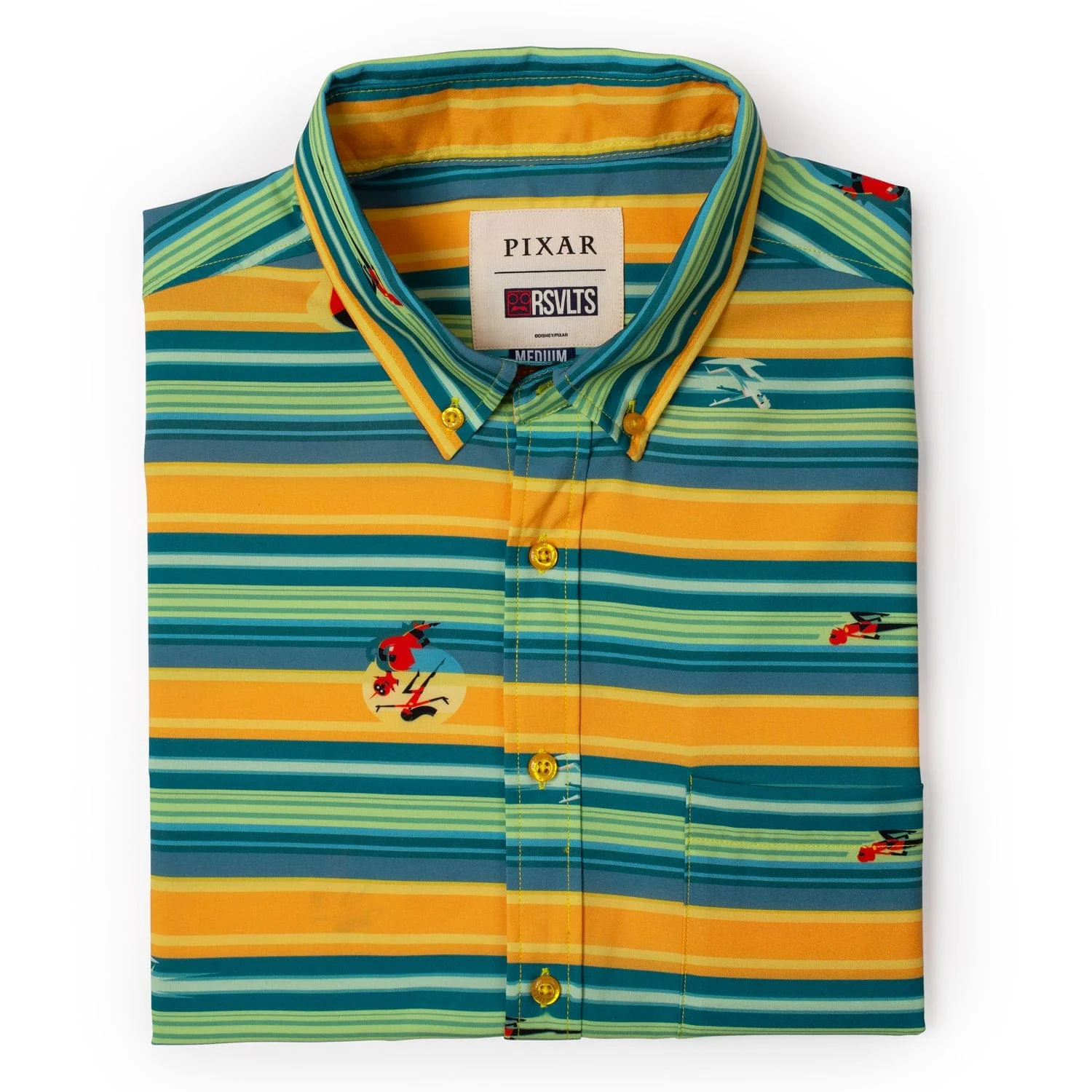 Disney and Pixar The Incredibles "Never Look Back" – KUNUFLEX Short Sleeve Shirt - Image 12