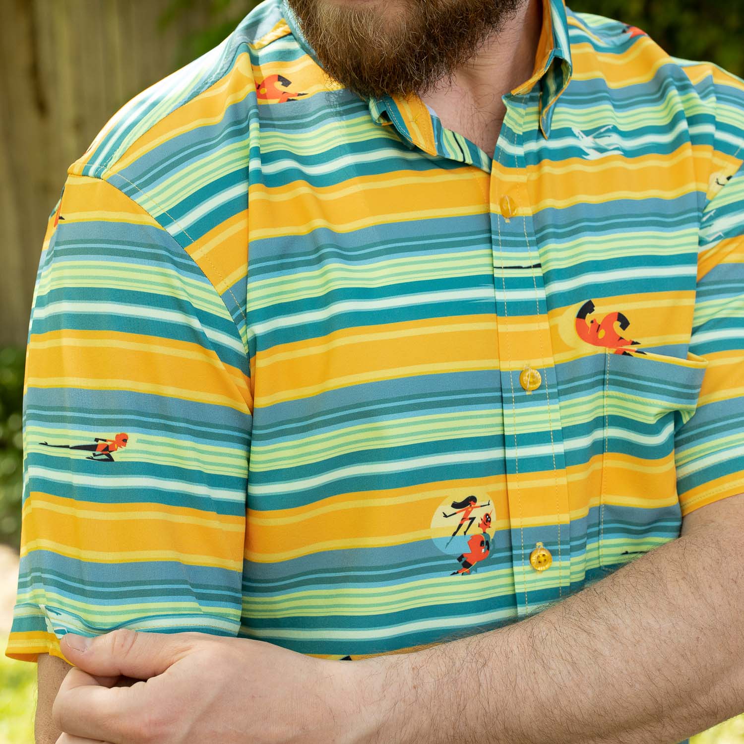 Disney and Pixar The Incredibles "Never Look Back" – KUNUFLEX Short Sleeve Shirt - Image 8