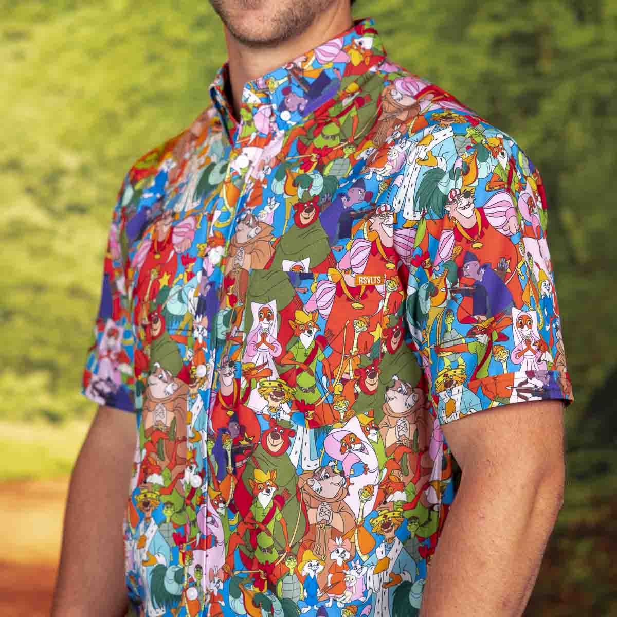 Disney's Robin Hood "Welcome to Nottingham" – KUNUFLEX Short Sleeve Shirt - Image 4