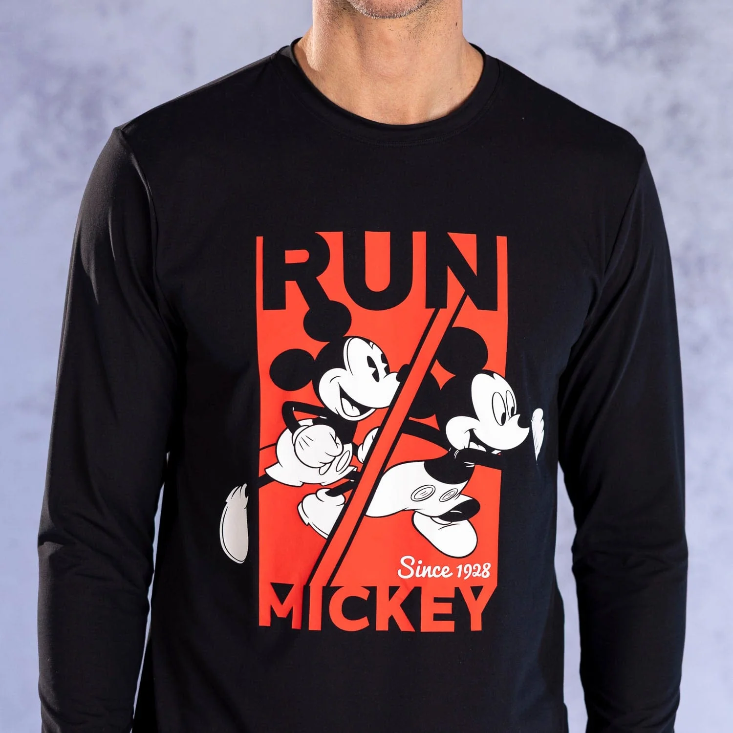 Disney "Run Mickey" – Long Sleeve Performance Tee - Image 4