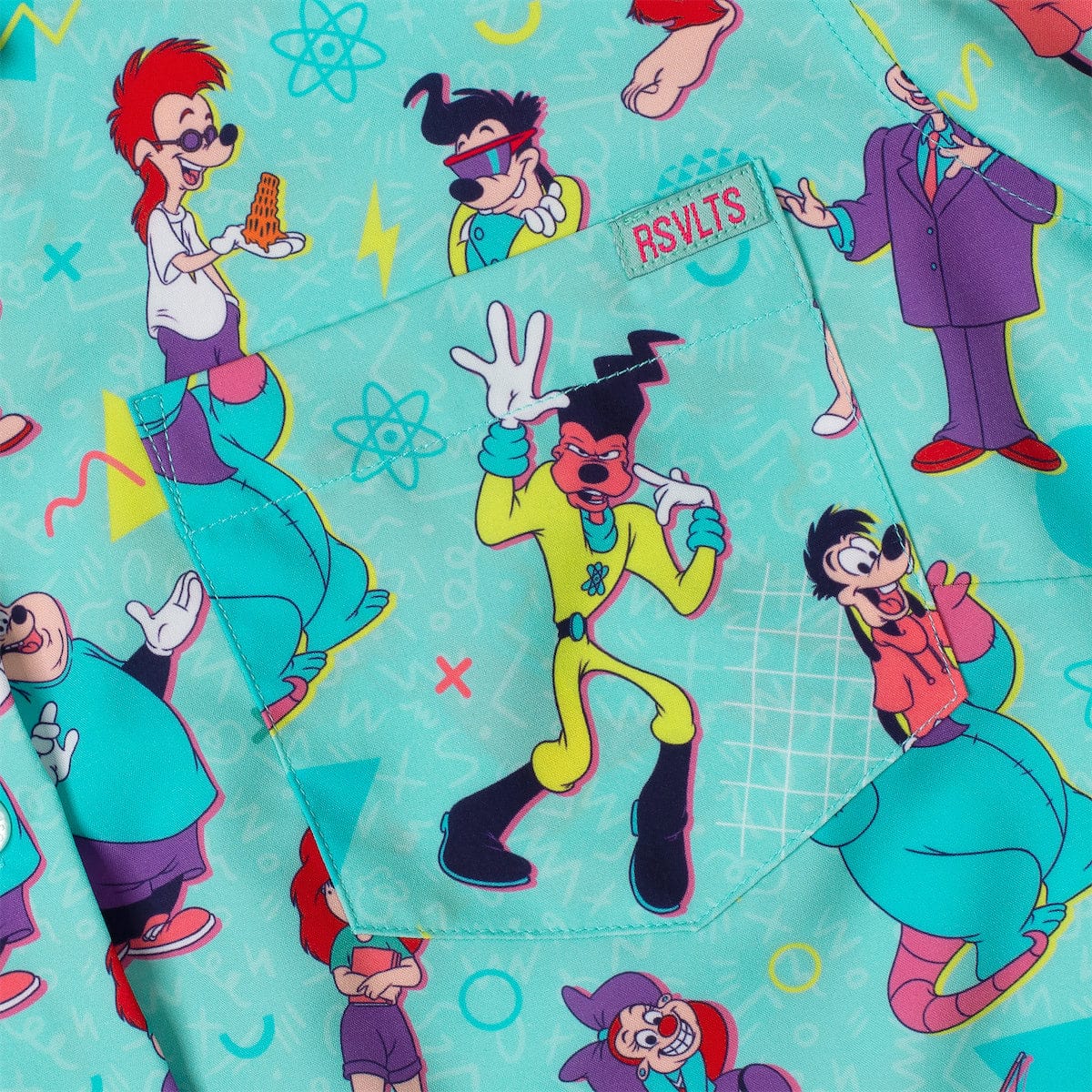 Disney’s A Goofy Movie "The Whole Goofin' Gang" – Women's KUNUFLEX Short Sleeve Shirt - Image 4