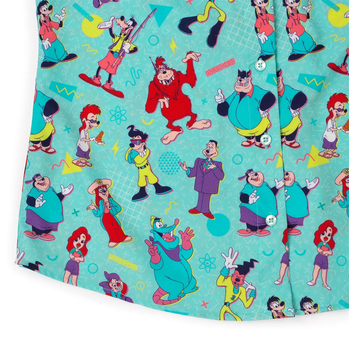 Disney’s A Goofy Movie "The Whole Goofin' Gang" – Women's KUNUFLEX Short Sleeve Shirt - Image 8