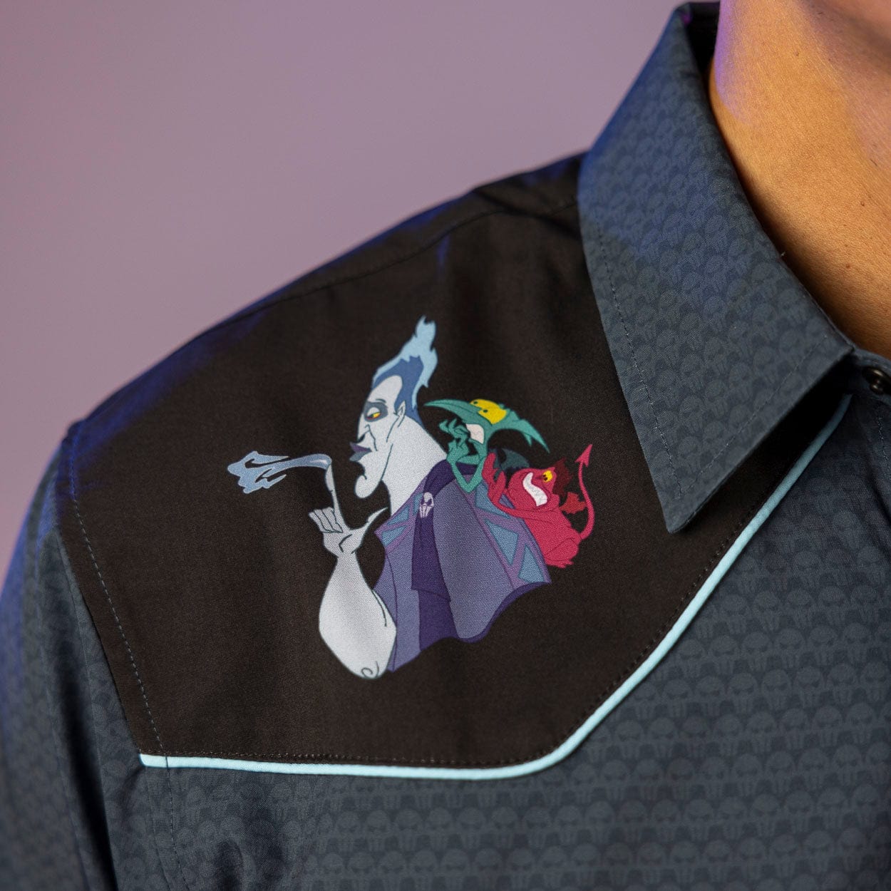 Disney Villains "Dark and Gloomy" – Roper Short Sleeve Shirt - Image 5