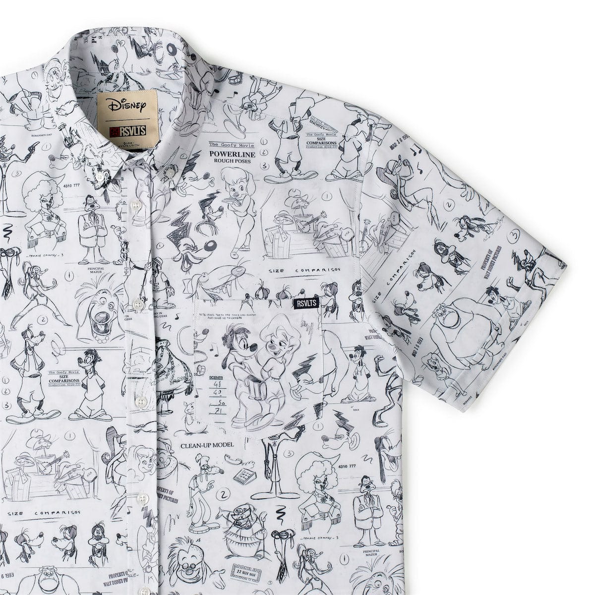 Disney's A Goofy Movie "Art of A Goofy Movie" – KUNUFLEX Short Sleeve Shirt