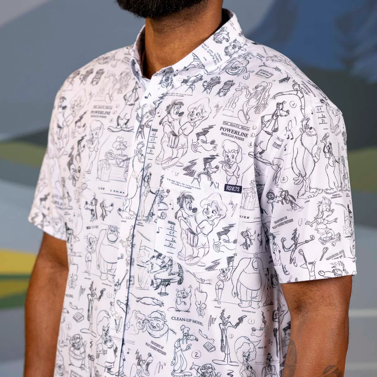 Disney's A Goofy Movie "Art of A Goofy Movie" – KUNUFLEX Short Sleeve Shirt - Image 4