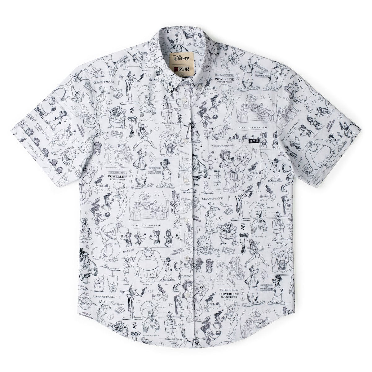 Disney's A Goofy Movie "Art of A Goofy Movie" – KUNUFLEX Short Sleeve Shirt - Image 5