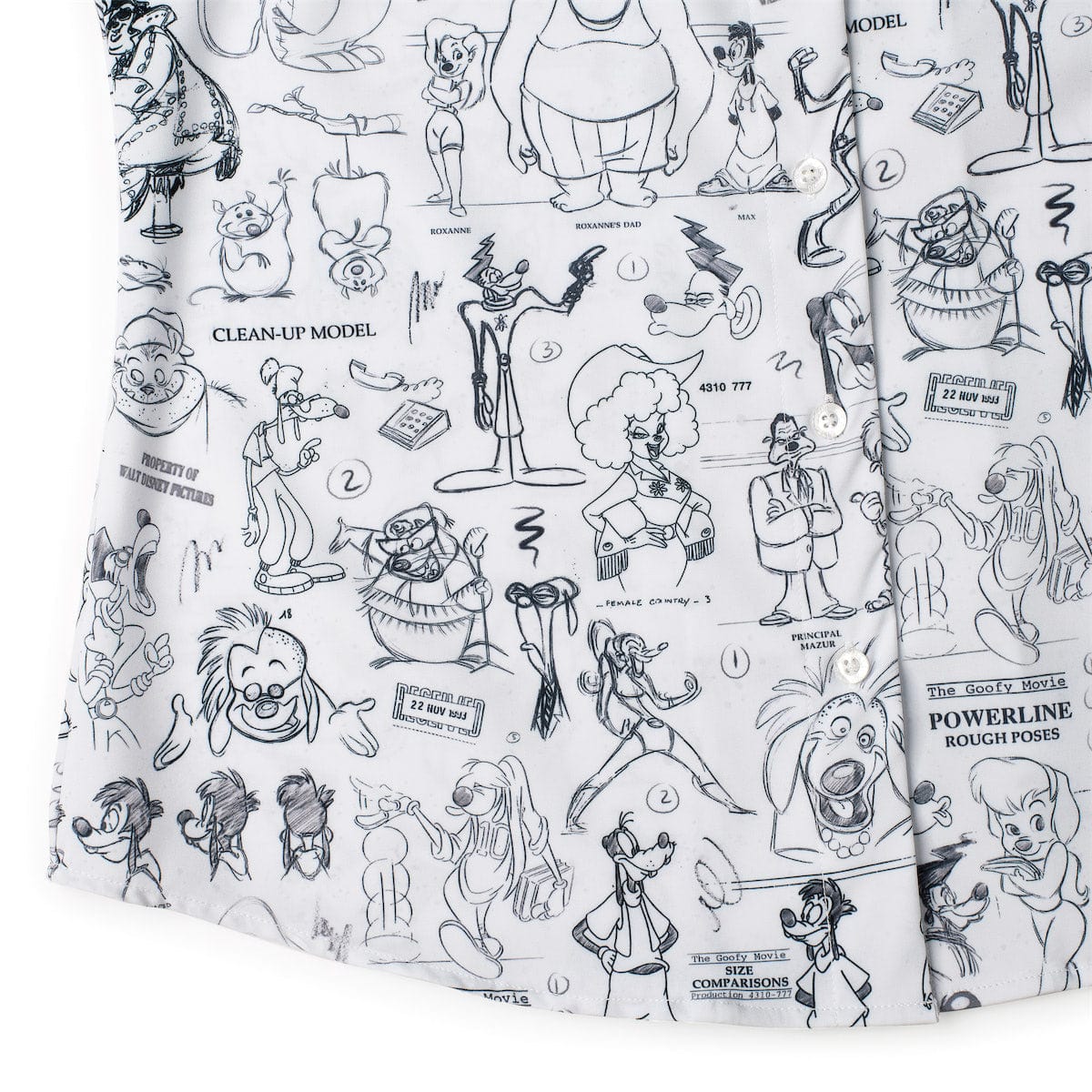 Disney's A Goofy Movie "Art of A Goofy Movie" – Women's KUNUFLEX Short Sleeve Shirt - Image 7