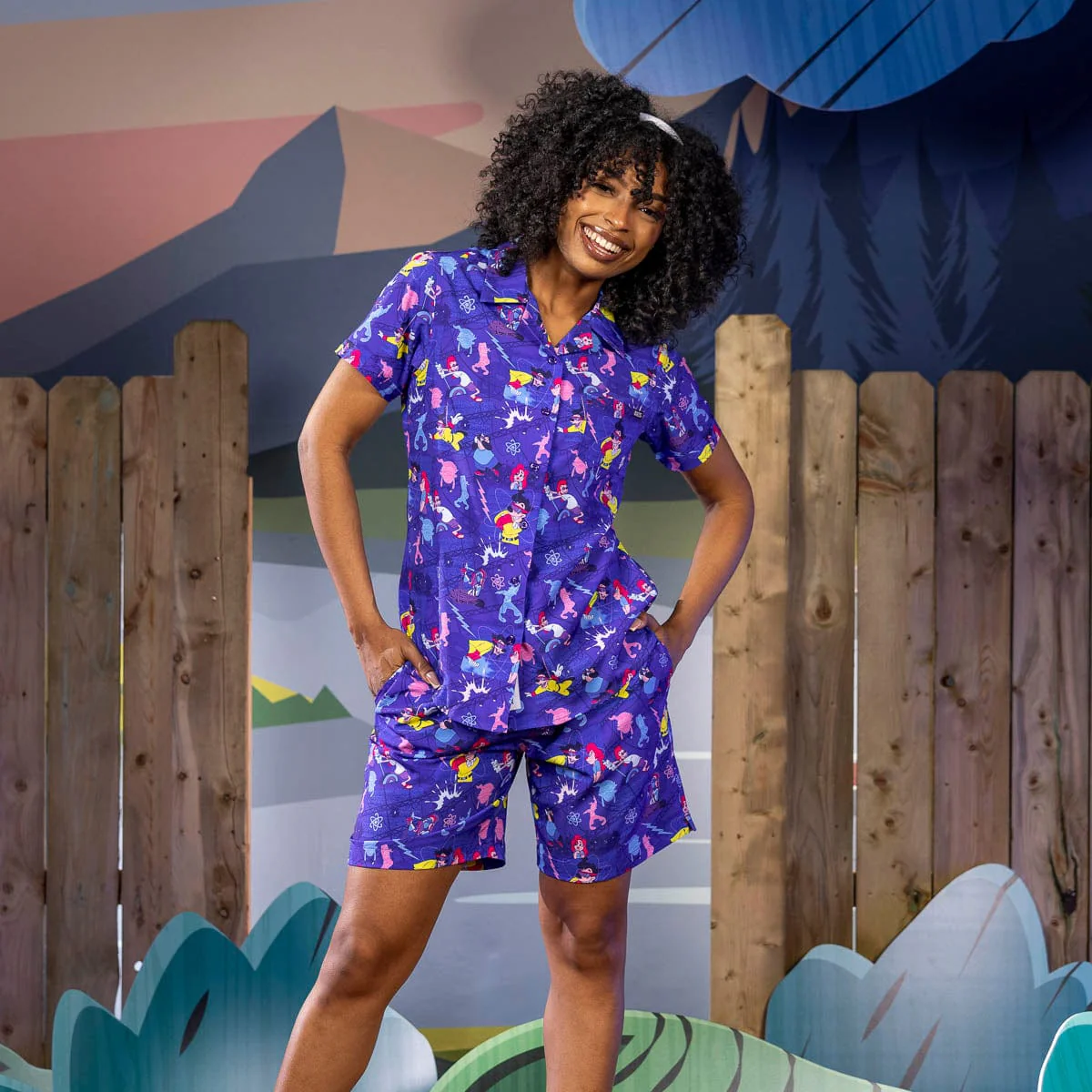 Disney’s A Goofy Movie "Max Voltage" – Women's KUNUFLEX Short Sleeve Shirt
