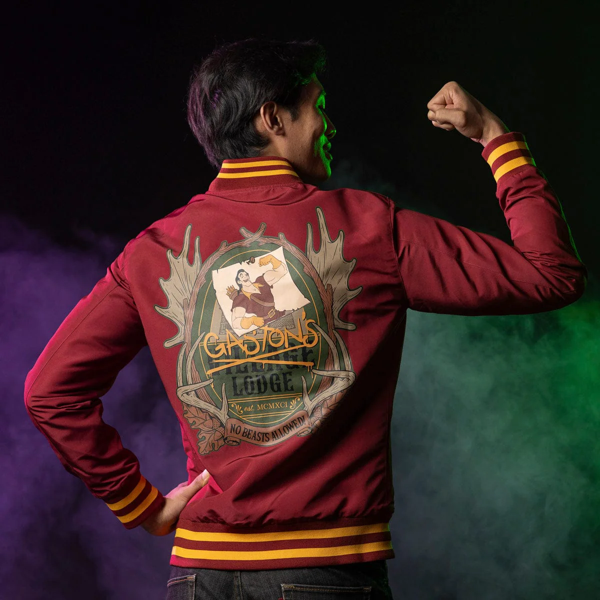 Disney "Gaston's Lodge" – Reversible Bomber Jacket - Image 3