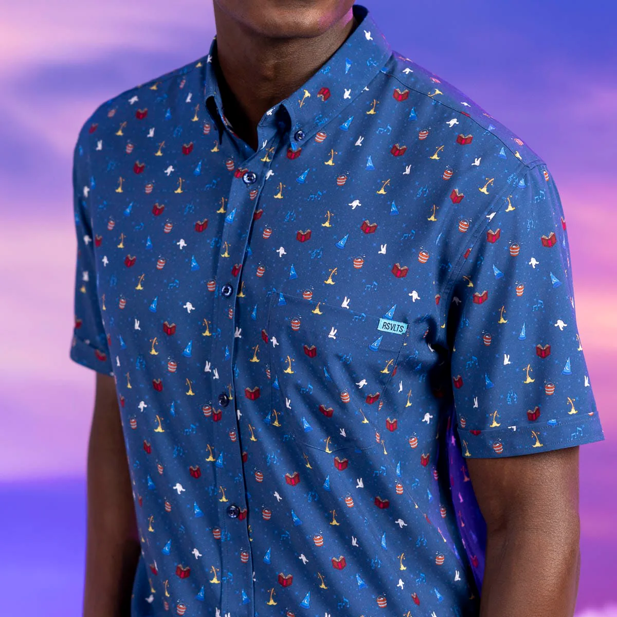 Disney’s Fantasia 85th Anniversary "Lil Sorcery" – KUNUFLEX Short Sleeve Shirt - Image 4