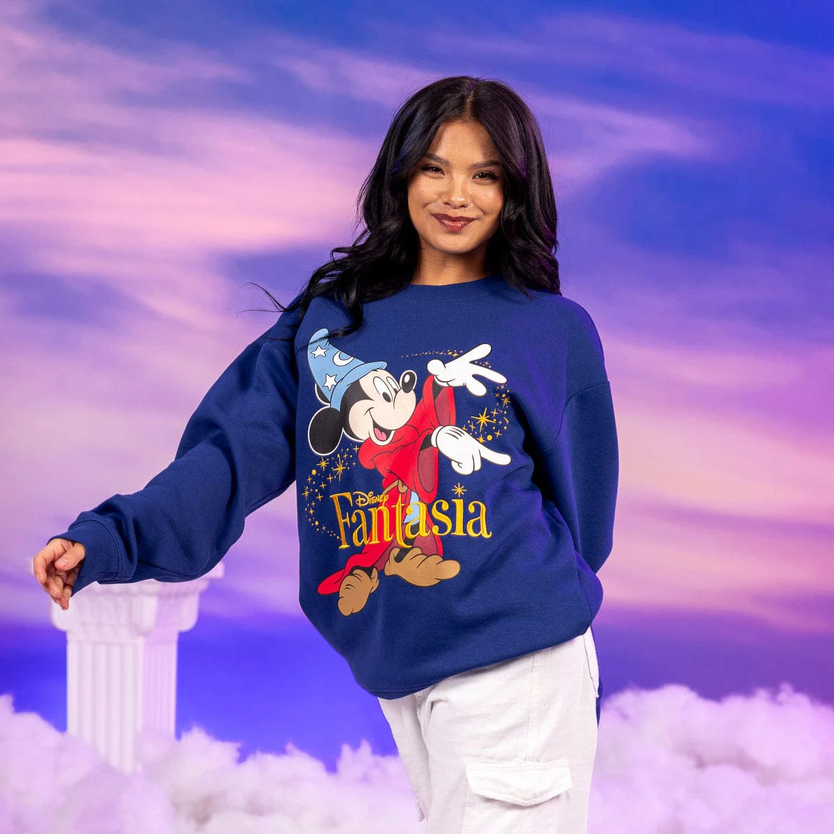 Disney’s Fantasia 85th Anniversary "Magic Mickey" – Crewneck Sweatshirt - Image 4