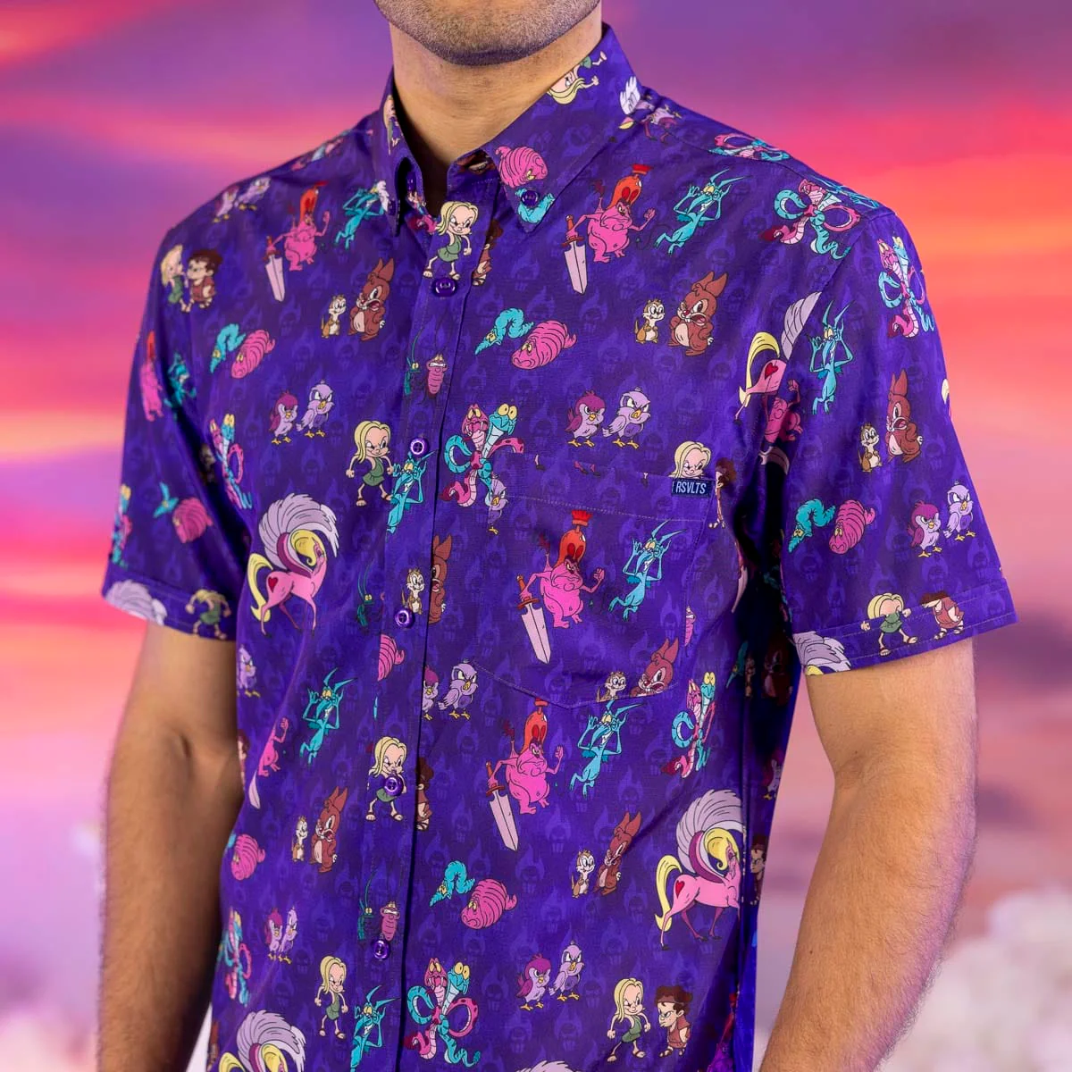 Disney’s Hercules "Pain & Panic" – KUNUFLEX Short Sleeve Shirt - Image 4