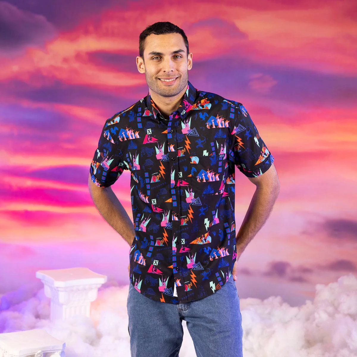 Disney’s Hercules "Zero to Hero" – KUNUFLEX Short Sleeve Shirt - Image 2
