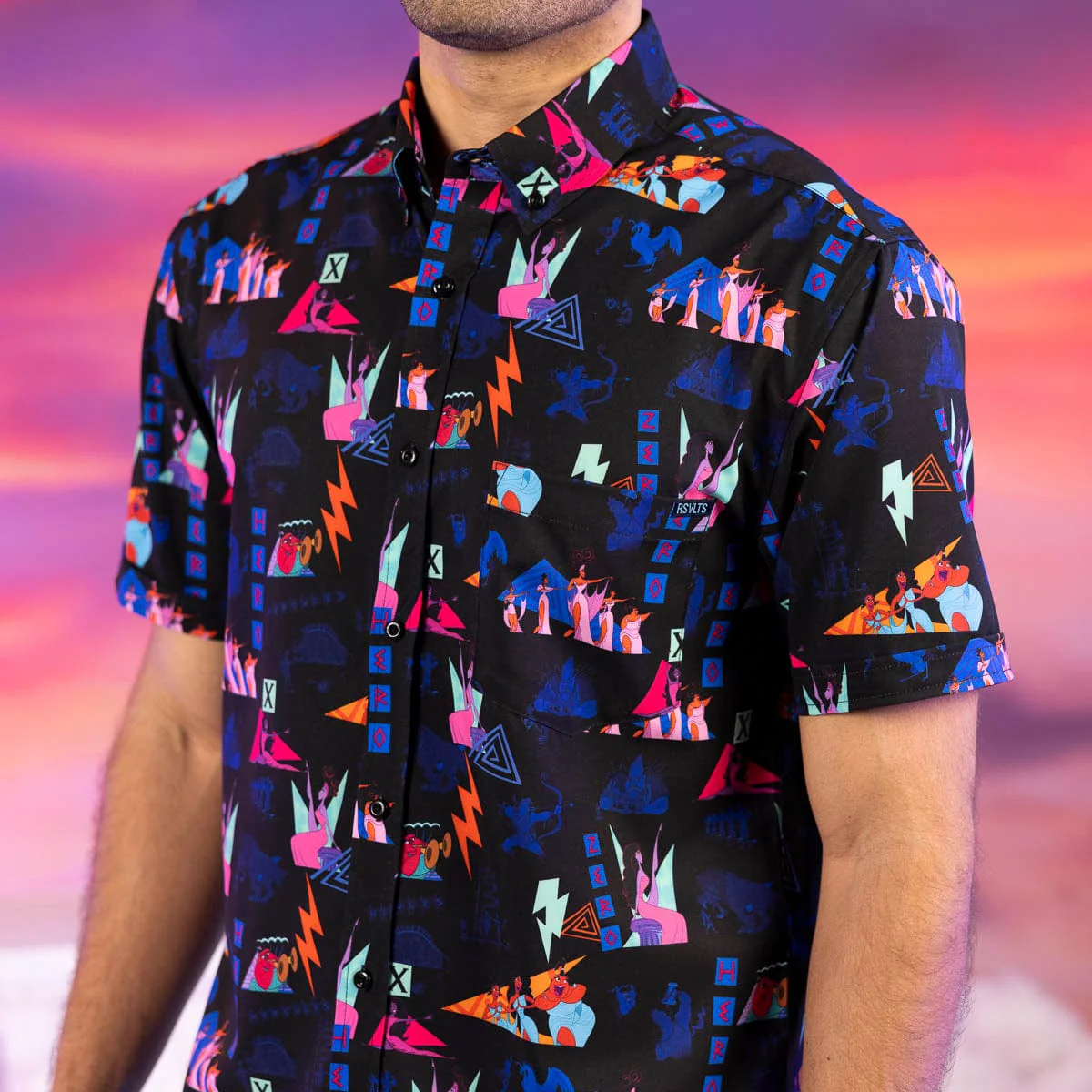 Disney’s Hercules "Zero to Hero" – KUNUFLEX Short Sleeve Shirt - Image 4