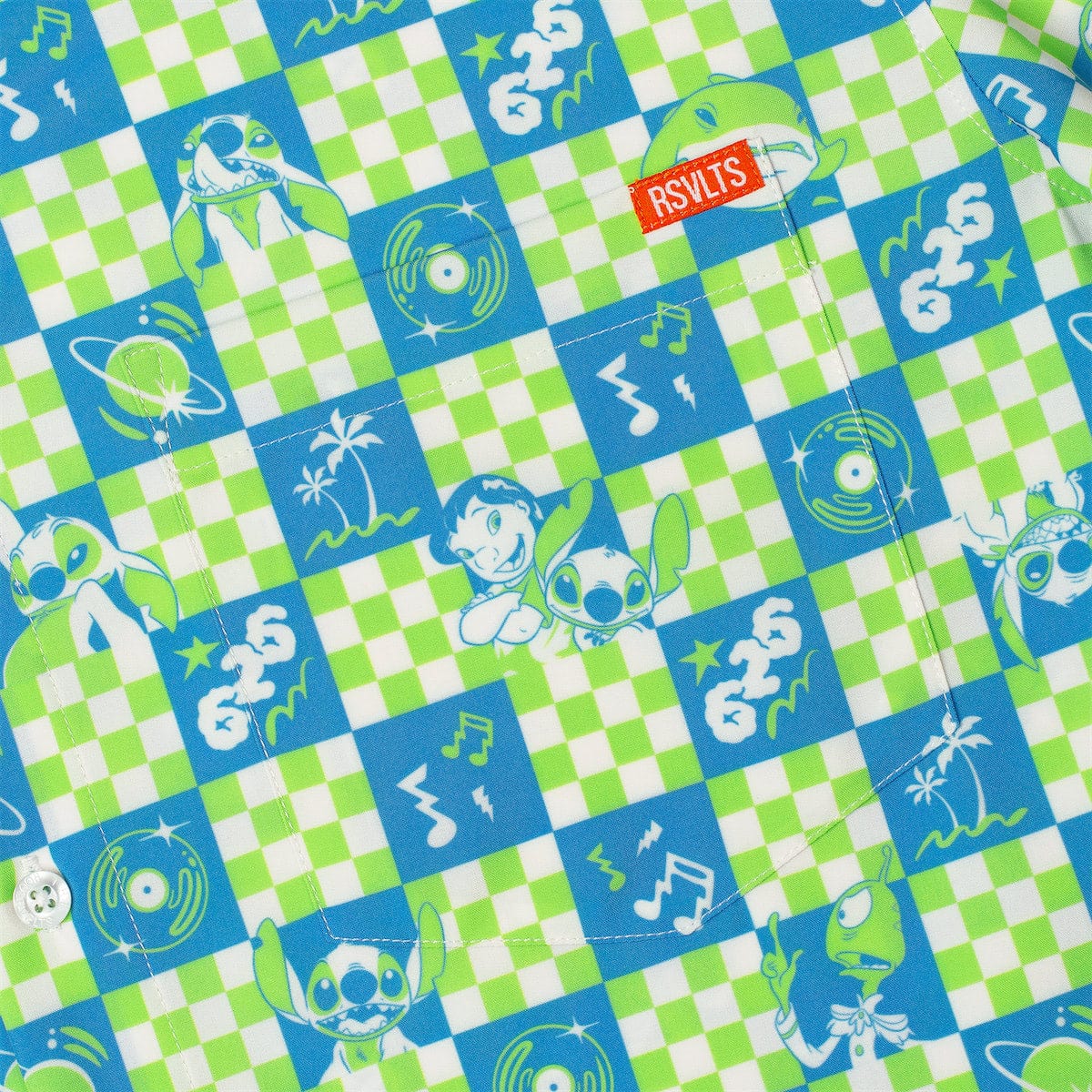 Disney's Lilo & Stitch "Galactic Groovin'" – KUNUFLEX Short Sleeve Shirt  - Image 3