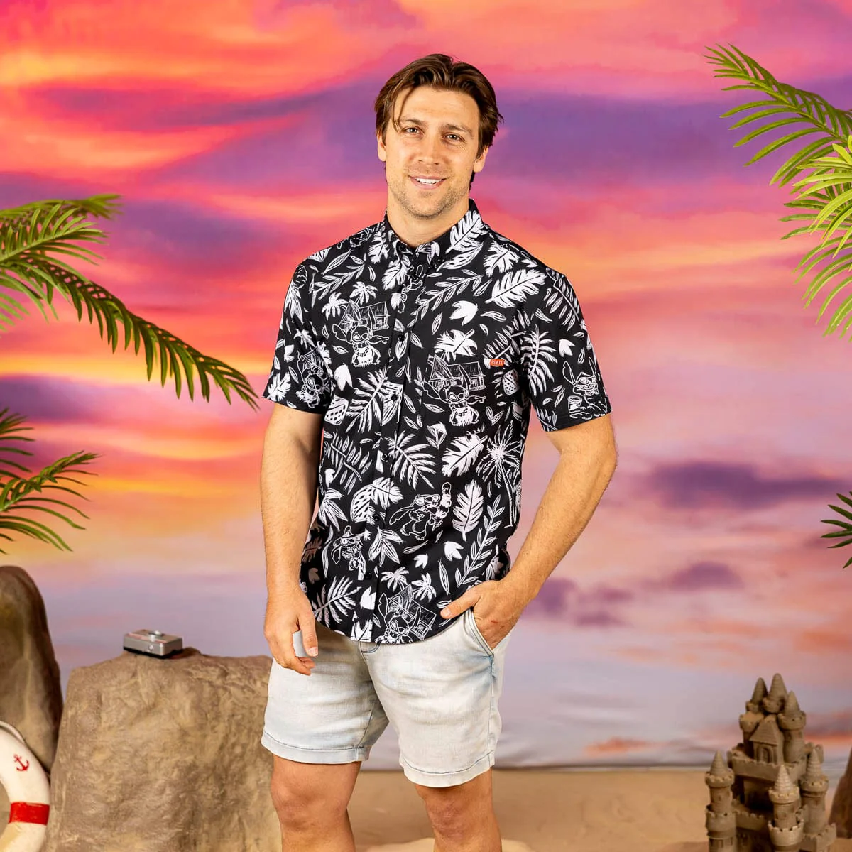 Disney's Lilo & Stitch "Hawaiian Hijinks" – KUNUFLEX Short Sleeve Shirt  - Image 2