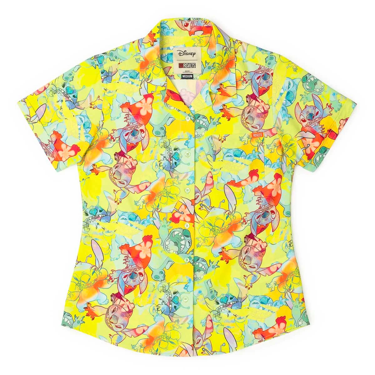 Disney's Lilo & Stitch "Tropical Troublemaker" – Women's KUNUFLEX Short Sleeve Shirt - Image 2