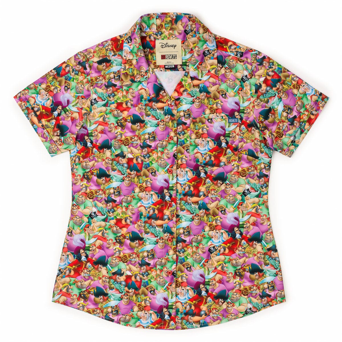 Disney's Peter Pan "A Pirate's Life" – Women's KUNUFLEX Short Sleeve Shirt - Image 2