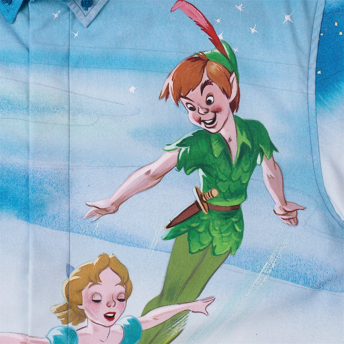 Disney's Peter Pan "Faith, Trust & Pixie Dust" – KUNUFLEX Short Sleeve Shirt - Image 5