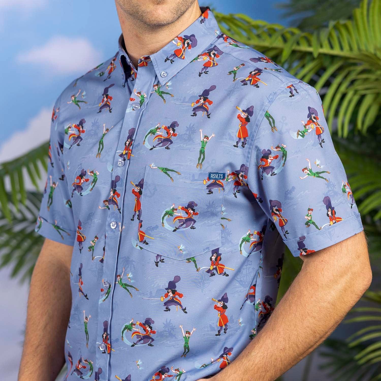 Disney's Peter Pan "Fight & Flight" – KUNUFLEX Short Sleeve Shirt - Image 4