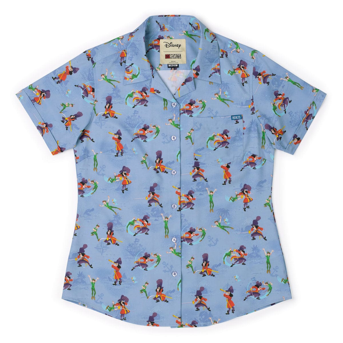 Disney's Peter Pan "Fight & Flight" – Women's KUNUFLEX Short Sleeve Shirt - Image 2