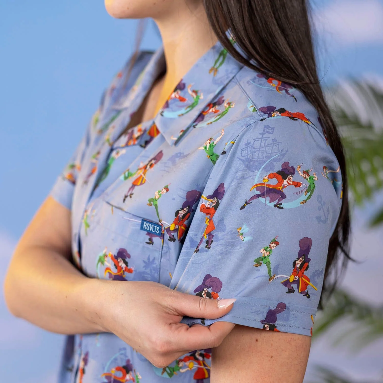 Disney's Peter Pan "Fight & Flight" – Women's KUNUFLEX Short Sleeve Shirt - Image 5