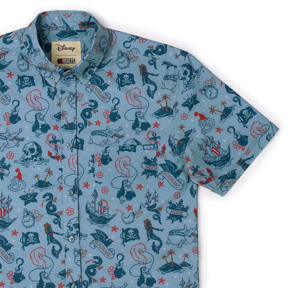 Disney's Peter Pan "Hook’d It" – KUNUFLEX Short Sleeve Shirt