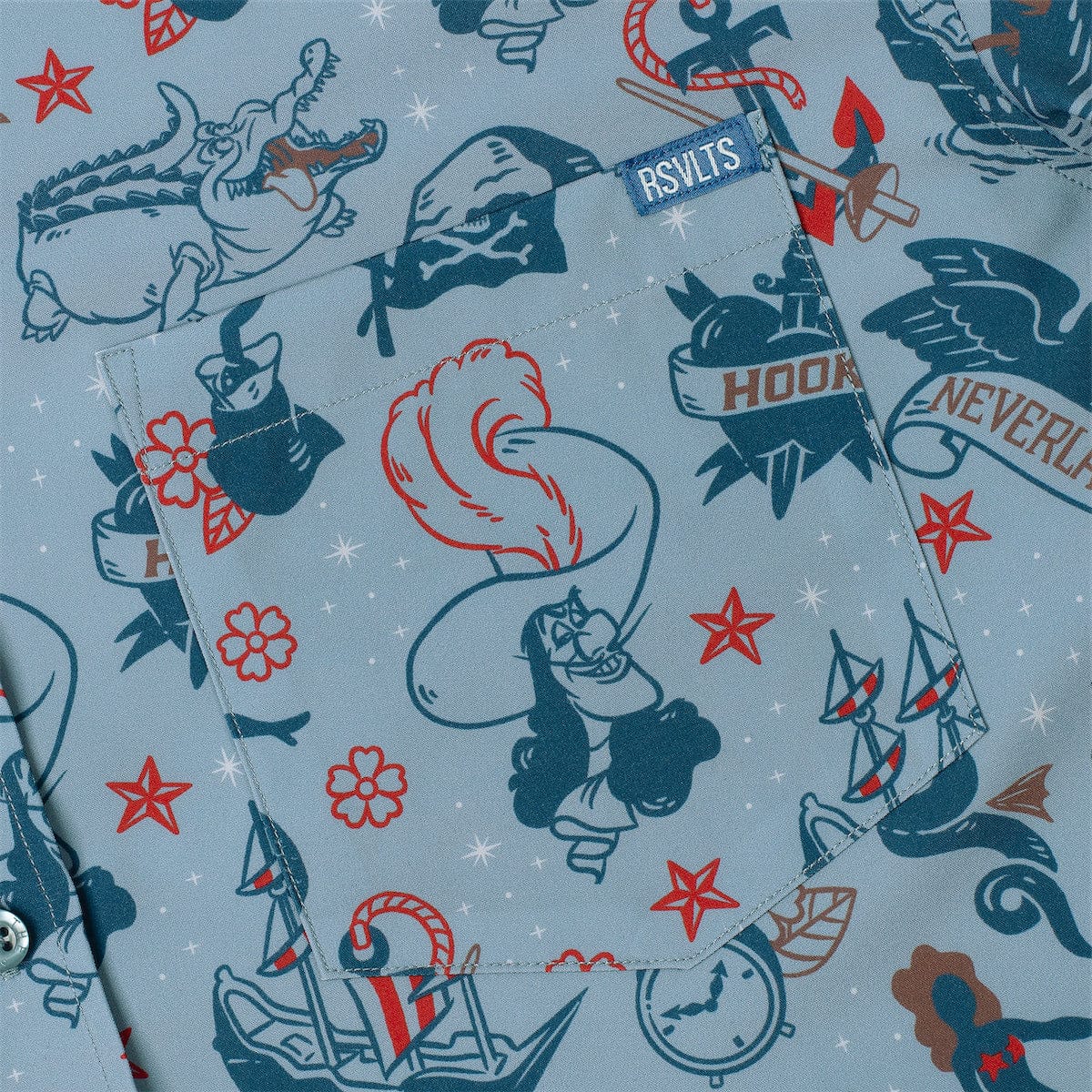 Disney's Peter Pan "Hook’d It" – KUNUFLEX Short Sleeve Shirt - Image 3