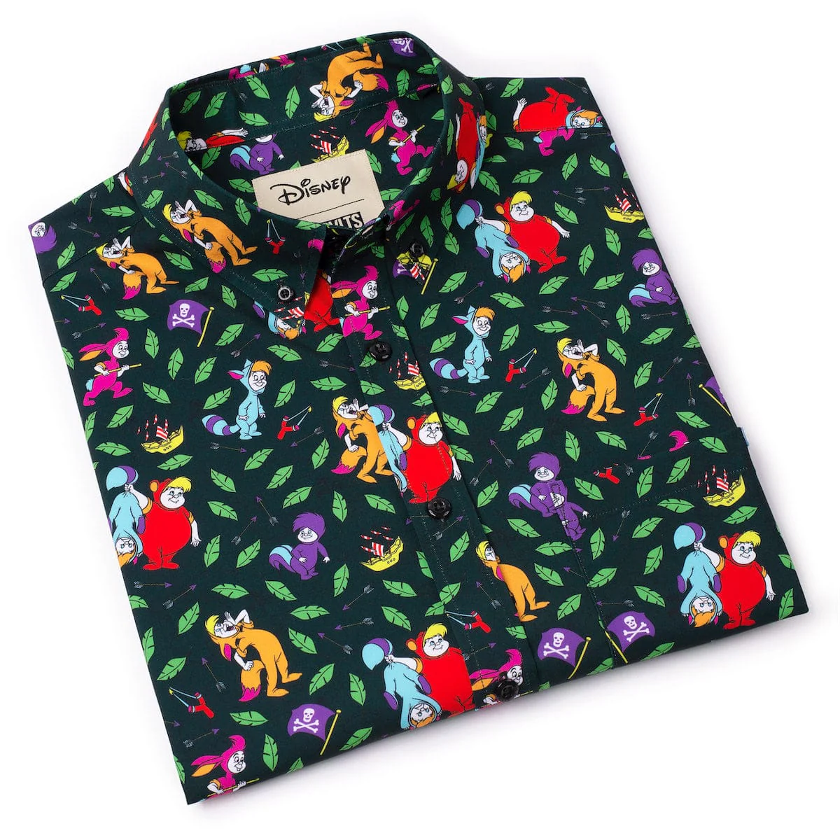 Disney's Peter Pan "Never Grow Up" – KUNUFLEX Short Sleeve Shirt - Image 8