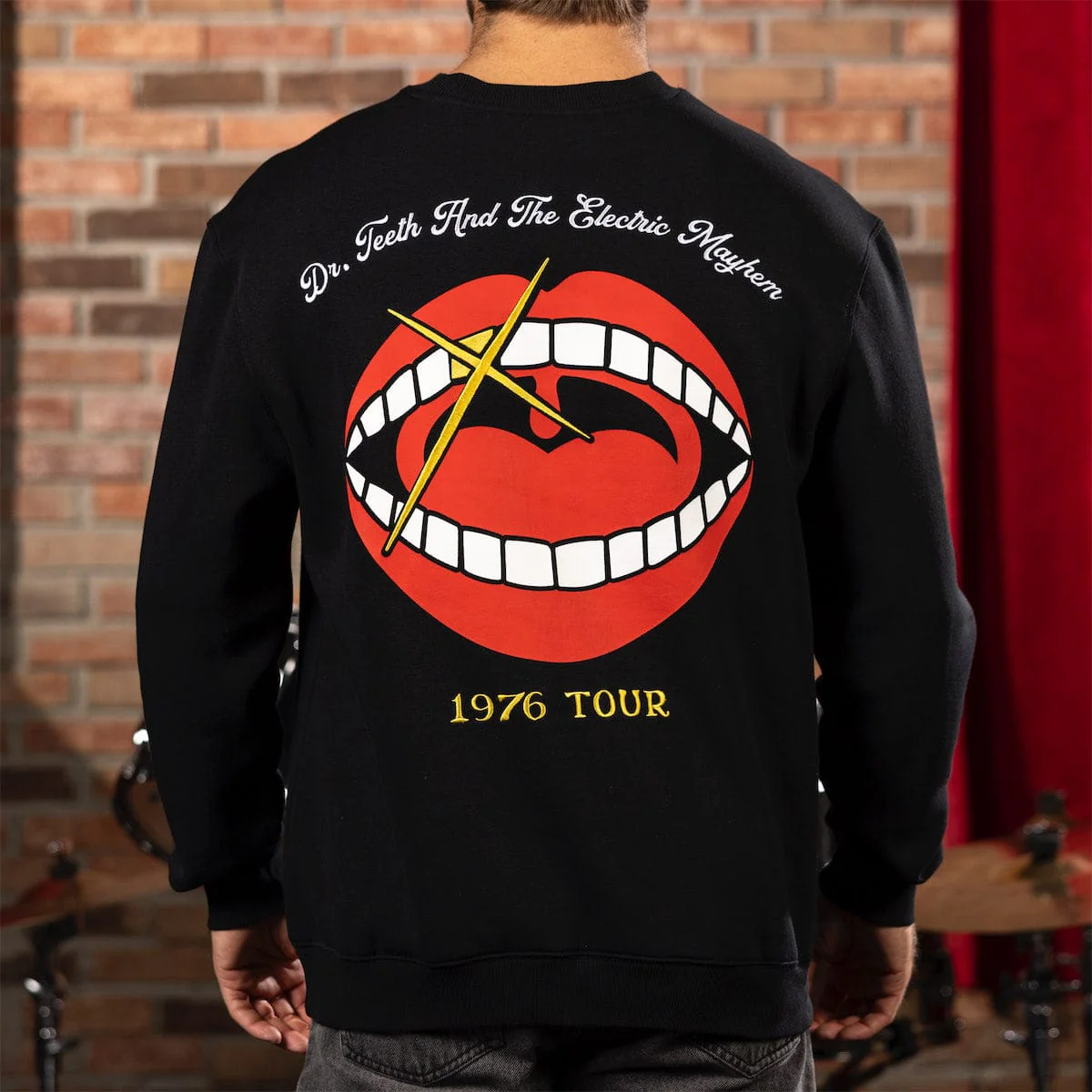 Disney's The Muppets "Dr. Teeth 1976 Tour" – Crewneck Sweatshirt - Image 4