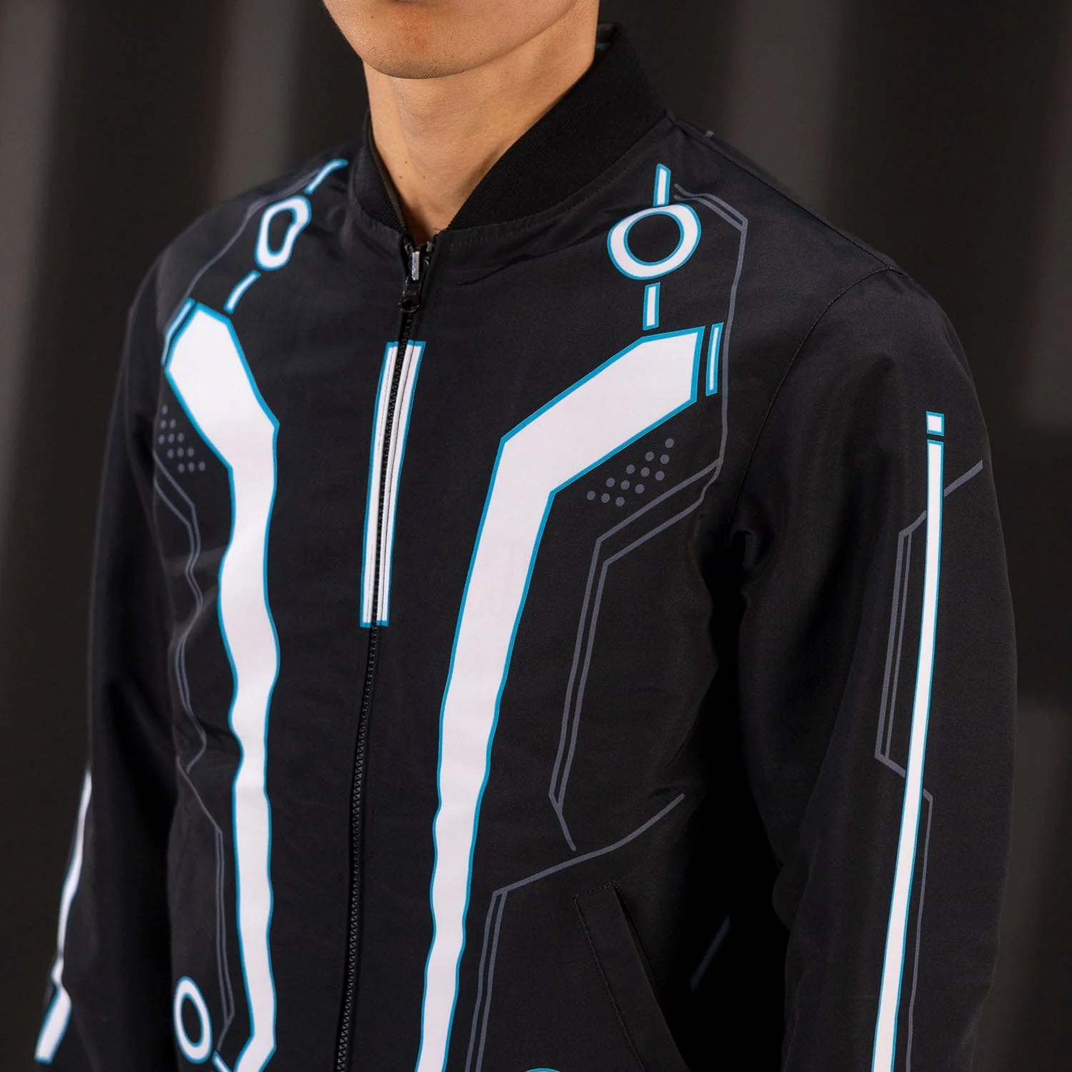 Disney's Tron Legacy "Light Suit" – Reversible Bomber Jacket - Image 6