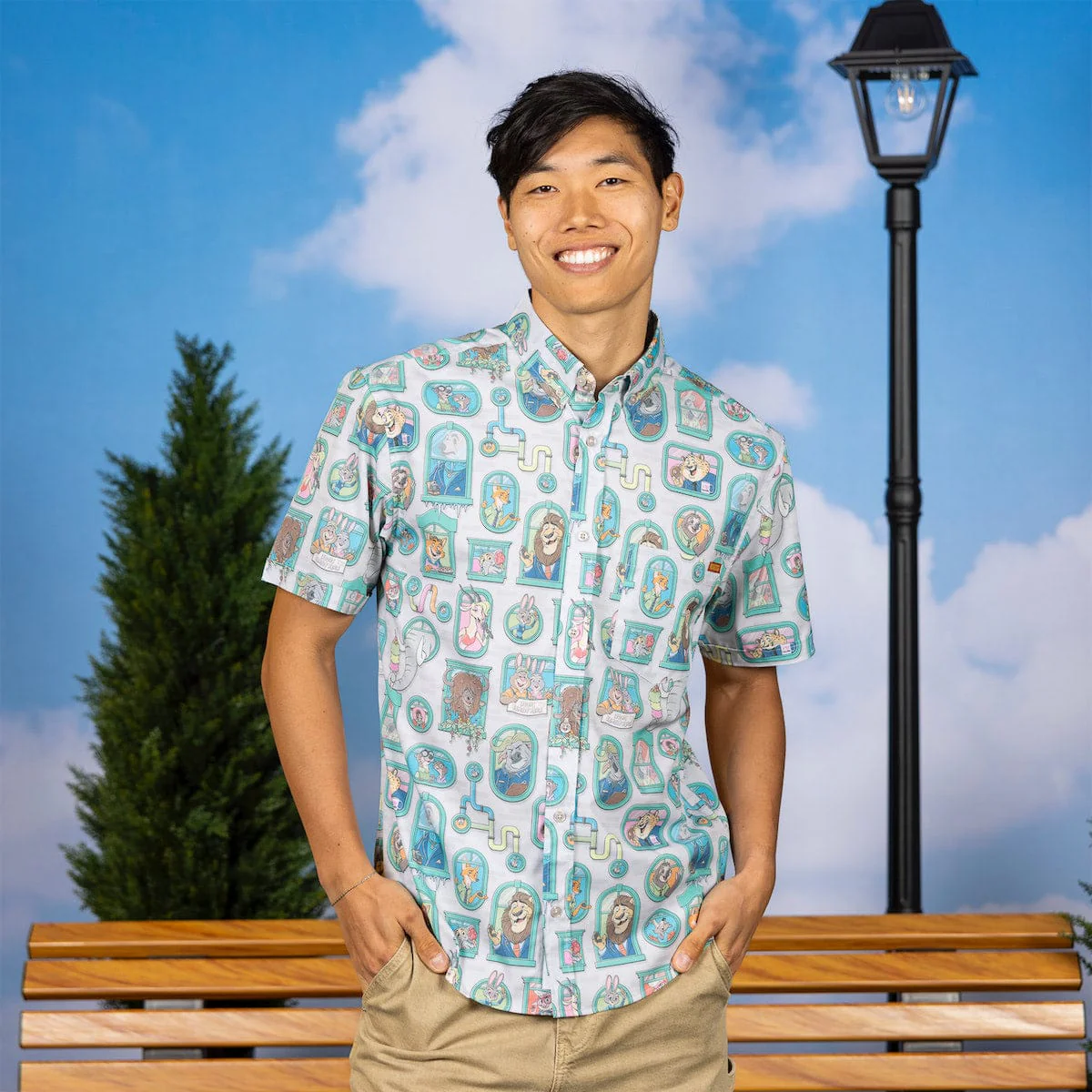 Disney's Zootopia "Mammal Metropolis" – KUNUFLEX Short Sleeve Shirt - Image 2