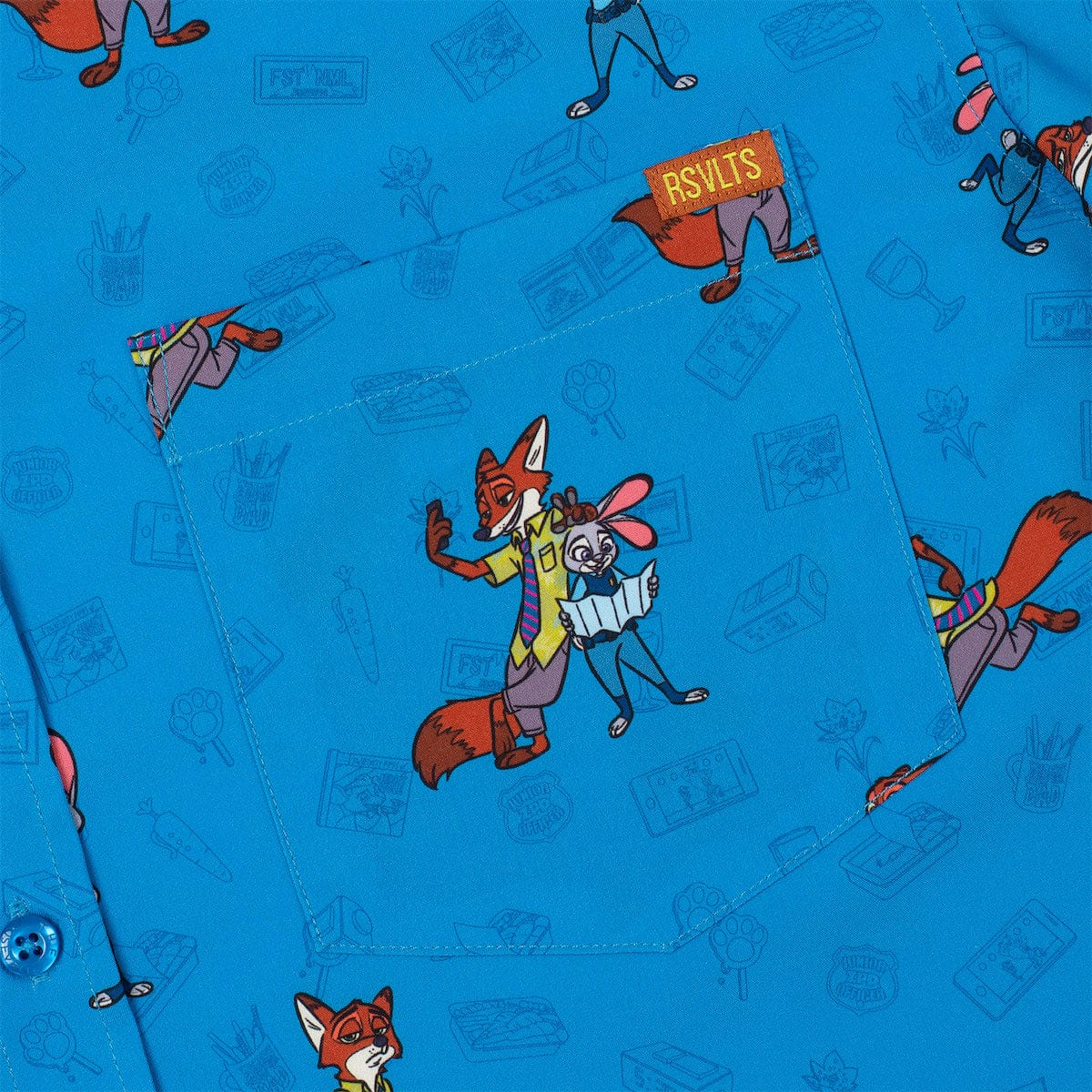Disney's Zootopia "Paw & Order" – KUNUFLEX Short Sleeve Shirt - Image 2