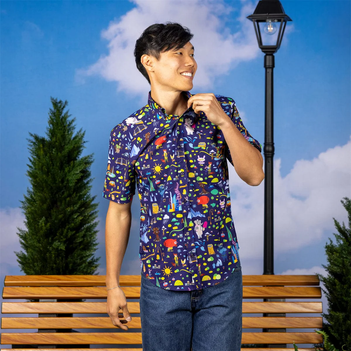 Disney's Zootopia "Urban Jungle" – KUNUFLEX Short Sleeve Shirt - Image 2